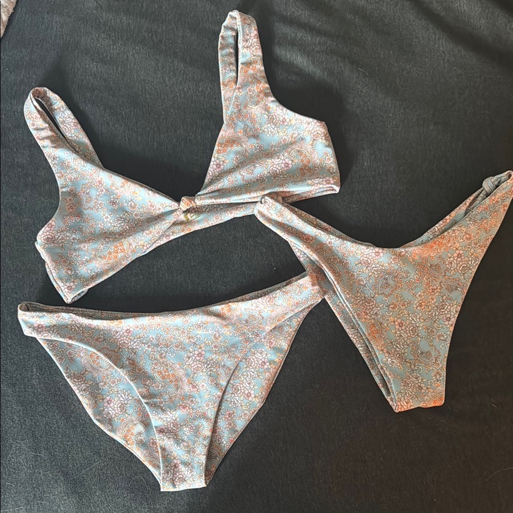 Skatie Mustique Penny top, Cheryl bottom and Susan bottom